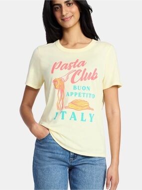 NWT large pasta club DOE t shirt B17